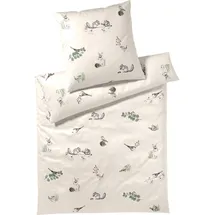 ELEGANTE Bettwäsche Sketch - 155x220 cm + 80x80 cm