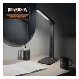Brandson Schreibtischlampe Schwarz