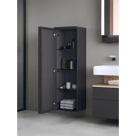 Duravit Qatego Halbhochschrank 40 x 142 x 36 cm Schwarz