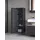 Duravit Qatego Halbhochschrank 40 x 142 x 36 cm Schwarz