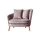 Max Winzer Sessel Miranda Samt 106 x 88 x 0 cm Rosa/Pink