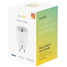 Hombli Smart Plug Steckdose EU weiß, 3er Pack