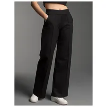 TRIGEMA Damen, Jogginghose mit weitem Bein Freizeithose schwarz, L EU - L