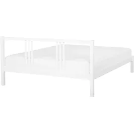 Beliani Vannes 140 x 200 cm Weiß