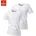H I S T-Shirt H I S Herren Gr S Jersey Obermaterial 95 Baumwolle 5 Elasthan unifarben Basic bequem Rundhals abgesteppte Kante Shirts T-Shirt mit Rundhalsausschnitt perfekt als Unterziehshirt
