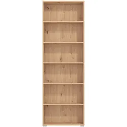 Aktenregal INOSIGN "Tomar 6", braun (artisan eiche), B:70cm H:211,5cm T:24,5cm, Regale, Bücherregal mit viel Stauraum, Maße (B/T/H): 70/24,5/211,5 cm
