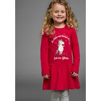 Kidsworld Jerseykleid in rot | Gr.: 92/98