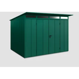 Hörmann EcoStar Gerätehaus Elegant-P Typ 3 3,03 x 2,38 m Moosgrün