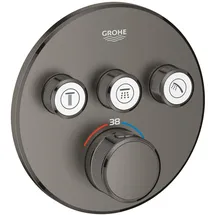 Grohe Grohtherm SmartControl Duschthermostat rund für 3 Verbraucher Messing 29121AL0