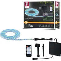 Paulmann LED Stripe Solar 5m RGB dimmbar inkl. Fernbedienung schwarz