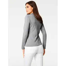 Heine V-Pullover Grau 48