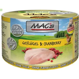 MAC's Geflügel & Cranberry 6 x 200 g