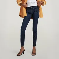 G-Star Arc 3D Mid Waist Skinny Jeans - Dark