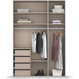 Rauch Drehtürenschrank Skat Pure 151 x 223 x 63 cm Weiß