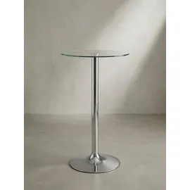 KADIMA DESIGN Bartisch 60 x 105 x 60 cm Silber