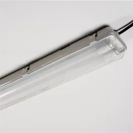 LED's light LED-Unterbauleuchte 2 x 14 W mit Sensor 200,m 4000 K 120 cm Grau