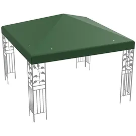 komfotteu Pavillon-Ersatzdach 3 x 3 m Dunkelgrün