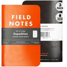 Field Notes Notizheft Expedition