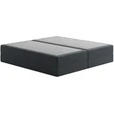home collective Boxspringbett 200 x 200 cm H2 Anthrazit