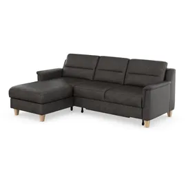 sit&more Ecksofa SIT & MORE "Farö L-Form", grau (anthrazit), B:234cm H:90cm T:168cm, Sofas, Ecksofa, inklusive Federkern, wahlweise mit Bettfunktion und Bettkasten