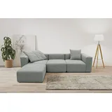Raum.Id Ecksofa Gerrid L-Form« Cord-Bezug, Modulsofa, bestehend aus Eck- und Mittelelement + Hocker