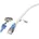 EFB-Elektronik EFB K5539WS.2 - Patchkabel Cat.6a, S/FTP 2 m, weiß, abschließbar