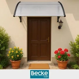OEM Vordach 150 x 100 cm transparent