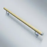 DOLLE Handlauf-Komplettset 150 cm Ø 4 cm Fichte Unbehandelt