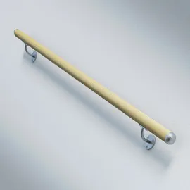DOLLE Handlauf-Komplettset 150 cm Ø 4 cm Fichte Unbehandelt