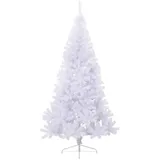 vidaXL Künstlicher Halber Weihnachtsbaum Weiß 240 cm