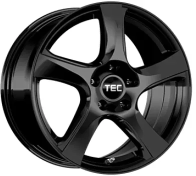 TEC Speedwheels As5 Black Gloss 6.5x16 ET 35 5/114.3 Alufelge Schwarz
