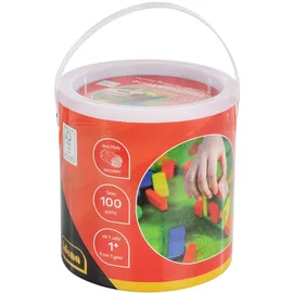 IDENA Holzbausteine im Eimer (40030)