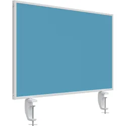 Magnetoplan Tischtrennwand VarioPin - 80x50cm - doppelseitig - 1 Seite Whiteboard-Oberfläche - 1 Seite Filz-Oberfläche