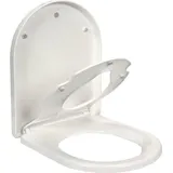 bricoline WC-Sitz 2in1 Soft-closing Silber