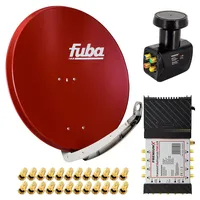 Fuba PremiumX Satelliten-Komplettanlage Fuba DAA 850 R Satellitenschüssel Alu