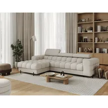 moeblo Eckcouch 285x72-93x181 cm Beige