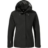 Schöffel 3in1 Jacket Style Okere WMS, wasserdichte, atmungsaktive Outdoorjacke mit herausnehmbarer Fleecejacke, warme 3in1 Jacke mit verstellbarer Kapuze, black, 42