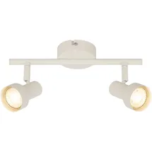 Briloner Deckenlampe 2-flammig schwenkbar 27,5 cm Altweiß