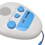 Tragbares Fm/am-duschradio, Wasserdicht Mit Eingebautem Lautsprecher, Batteriebetriebenes Abs-badezimmerradio