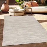Paco Home Outdoor Teppich, Flachgewebe Modern Boho Ethno Wetterfest, Außenbereich 80x150 cm, Beige 6