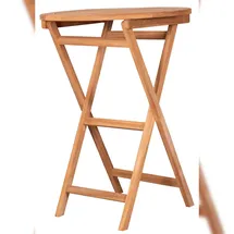 deVries Woodie Stehtisch Ø 80 x 74 cm Braun