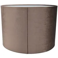 Dasmöbelwerk Lampenschirm, Braun, Textil, Rund, 36x25.5x36 cm, Lampen &