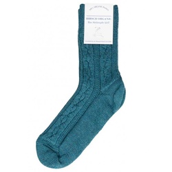 Hirsch Wollsocke petrol 36-37