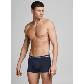 JACK & JONES Boxershorts JACSOLID blau XL 10er Pack