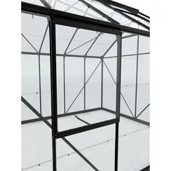 Vitavia Seitenfenster für Vitavia Gewächshäuser-schwarz-3 mm Einscheibensicherheitsglas
