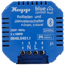 Kopp Blue-control Schaltaktor Rollladen 2-Kanal 4-Draht