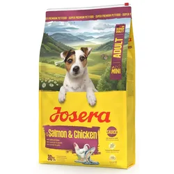 JOSERA Mini Adult Salmon and Chicken glutenfreie Nahrung mit Sauce für kleine Hunderassen 10kg