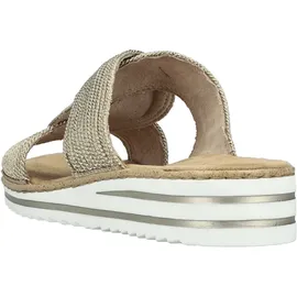 Rieker Damen V06R4 Pantolette, Gold 90, 39 EU