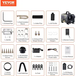 Vevor Dieselheizung 8 kW