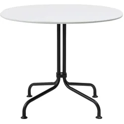 GUBI - Carmel Bistro Loungetisch, 75 x 75 cm, schwarz / clam white
